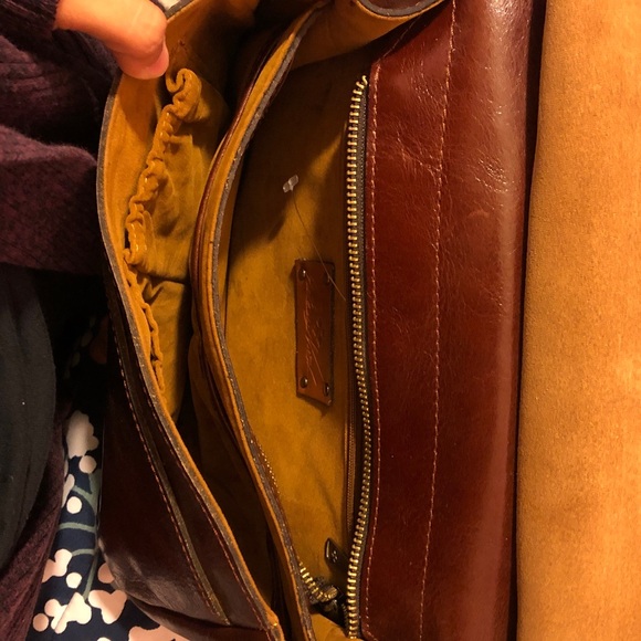 Patricia Nash Brown Leather Shoulder Bag - Picture 8 of 11